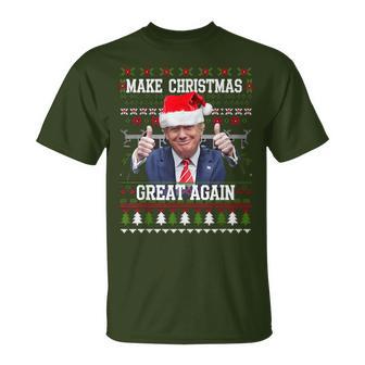 Make Christmas Great Again Trump Holiday T-Shirt - Geschenkecke