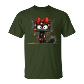 Christmas Grumpy Cat Cheeky T-Shirt - Geschenkecke