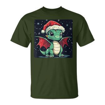 Christmas Mood With A Cosy Dragon For Festive Days T-Shirt - Geschenkecke