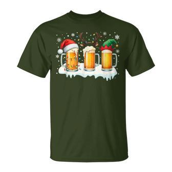 Christmas Outfit Beer Party Outfit Beer Beer Glasses T-Shirt - Geschenkecke