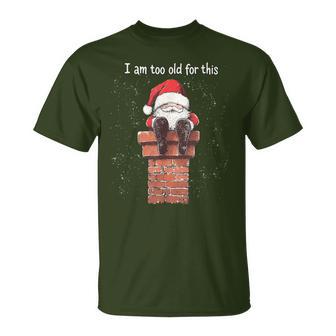 Christmas Tree Christmas Santa Chimney Christmas T-Shirt - Geschenkecke