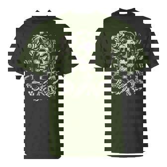 Crâne Santa Muerte Faucheuse T-Shirt - Cadeauxyz
