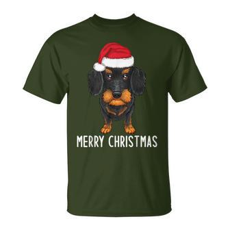 Dachshund Christmas Jumper Merry Christmas Dachshund Christmas T-Shirt - Geschenkecke