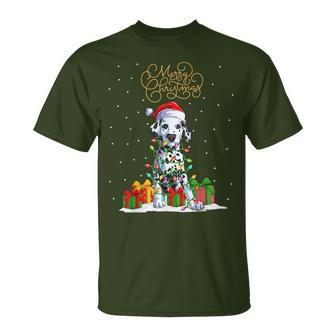 Dalmatian Merry Christmas Xmas Christmas Dalmatian T-Shirt - Geschenkecke