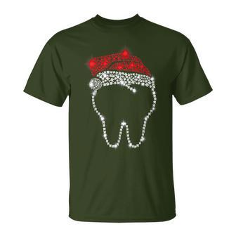 Dental Christmas Hat Dental Hygiene Dentist Christmas T-Shirt - Geschenkecke