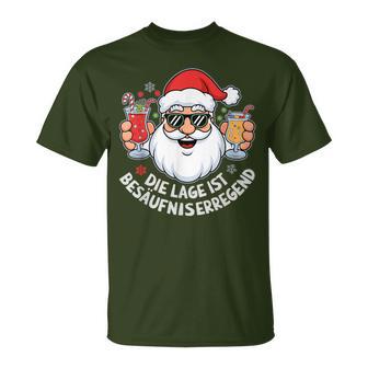 Die Lage Ist Besäufniserregend Christmas T-Shirt - Geschenkecke