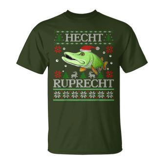 Fishing Christmas Fishing Pike Ruprecht T-Shirt - Geschenkecke