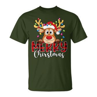 Reindeer Merry Christmas Family T-Shirt - Geschenkecke