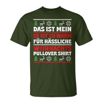 Ugly Christmas Jumper Slogan Christmas Jumper T-Shirt - Geschenkecke