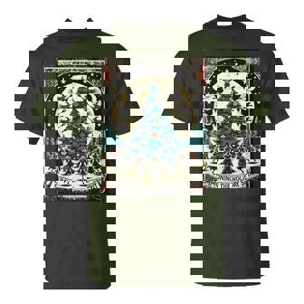 Witches Summoning The Holiday Spirit Spooky Christmas T-Shirt - Monsterry