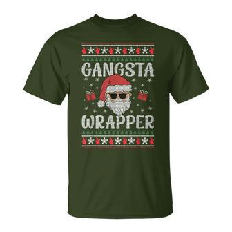 Gangsta Wrapper Saying Christmas Wrapping T-Shirt - Geschenkecke