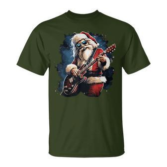 Hab Einen Rock & Roll Christmas Rock Santa Music Lovers T-Shirt - Geschenkecke