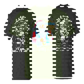 Happy Hanukkah Ho Ho Ho Juif Santa Chrismukkah T-Shirt - Cadeauxyz