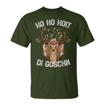 Ho Ho Hoit Di Goschn Weihnachten Ugly Christmas T-Shirt - Geschenkecke