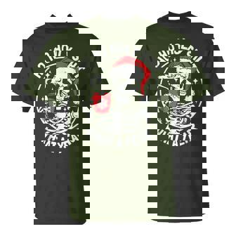 Ho Ho Holy Shit What A Year Christmas Skeleton T-Shirt | Seseable UK