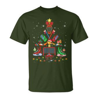 Ice Hockey Christmas Tree Decoration Xmas T-Shirt - Geschenkecke