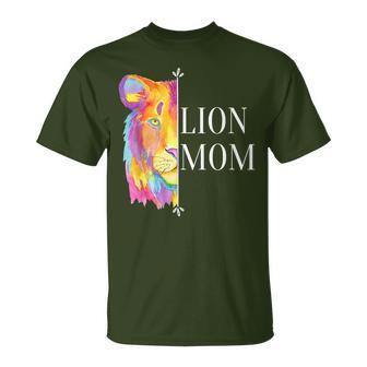 With Lion Mum Motif For Mother's Day Or Christmas T-Shirt - Geschenkecke