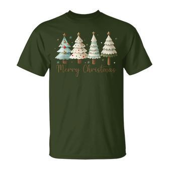 Merry Christmas Tree Christmas Tree T-Shirt - Geschenkecke