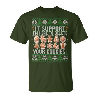 It Programmer Cookies I Ugly Christmas Jumper T-Shirt - Geschenkecke