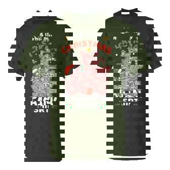 Pyjama De Noël Cochon Merry Christmas Cochons T-Shirt - Cadeauxyz