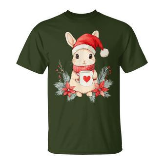 Rabbit Christmas Decoration Children Christmas Rabbit T-Shirt - Geschenkecke