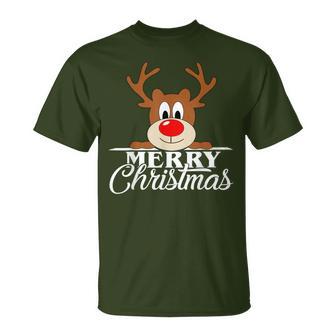 Reindeer Cute Christmas Jumper Cute Women's T-Shirt - Geschenkecke