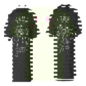 Skeleton Dancing Trauma Nurse Squad Christmas Neuro Icu Rn T-Shirt - Monsterry