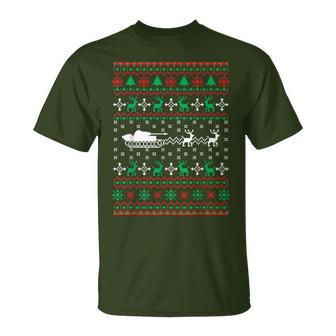 Tank Driver Ugly Christmas Tank T-Shirt - Geschenkecke