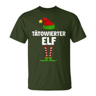 Tattooed Elf Partner Look Elves Family Outfit Christmas T-Shirt - Geschenkecke