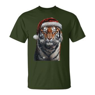 Tiger Christmas T-Shirt - Geschenkecke