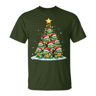 Turtle Christmas Tree Shelly Holiday T-Shirt - Geschenkecke