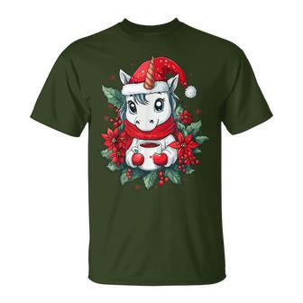 Unicorn Christmas Children Christmas Unicorn T-Shirt - Geschenkecke