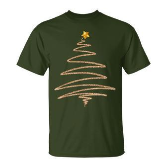 Vintage Christmas Tree Retro Merry Christmas T-Shirt - Geschenkecke