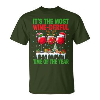 The Most Wine Derful Time Of The Year Christmas Women's T-Shirt - Geschenkecke