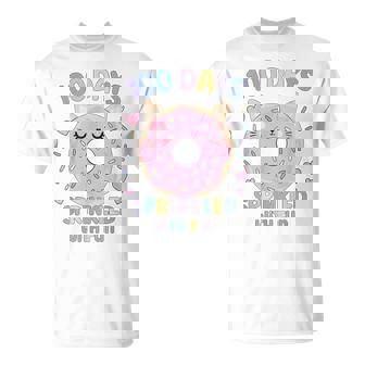 100 Days Sprinkled With Fun Donut 100Th Day Of School Girls T-Shirt | Mazezy