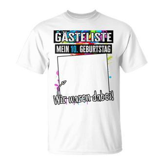 10Th Birthday Boy Girl 10 Years My 10Th Birthday T-Shirt - Geschenkecke