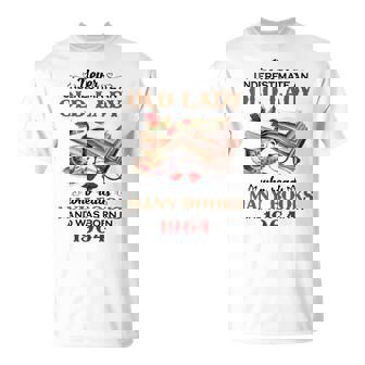 1964 An Old Lady Who Reads Many Books T-Shirt | Mazezy
