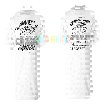 2025 Last Day Of School Autograph 3rd Grade Graduation Party T-Shirt - Monsterry