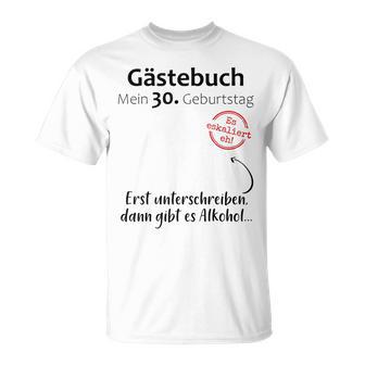 30Th Birthday Man Decoration 30Th Birthday Woman S T-Shirt - Geschenkecke