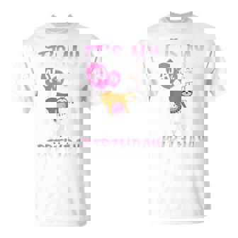 40 Years Old 40Th Birthday Llama Sloth T-Shirt - Seseable