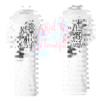 4th July Fourth Shirt Red Beautiful Sexy Girly Bestie T-Shirt - Monsterry