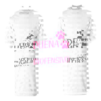 Amante De Perro Cuidado Con La Dueña El Perro Es Inofensivo Manga Larga Camiseta unisex - Regaloses