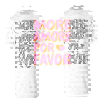 More Amore Por Favor X Mehr Liebe Selbstliebe Selflove Back T-Shirt - Geschenkecke