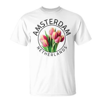 Amsterdam Tulip Festival Netherlands Tulips T-Shirt - Geschenkecke