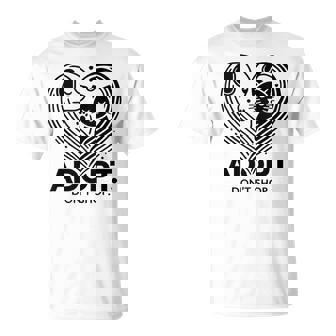 Animal Rescue Adoption For Dog Cat Pet Rescuers Tank Top T-Shirt - Monsterry