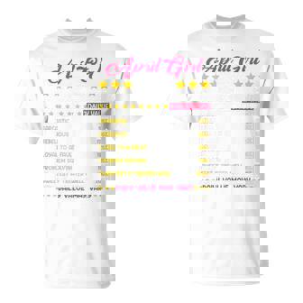 April Girl Facts Daily Value Birthday Girl Who Born In April T-Shirt - Monsterry