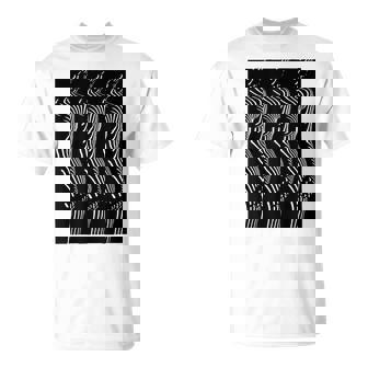 Arte Abstracto De Cuerpo Femenino Desnudo Sexy Retro Camiseta unisex - Regaloses