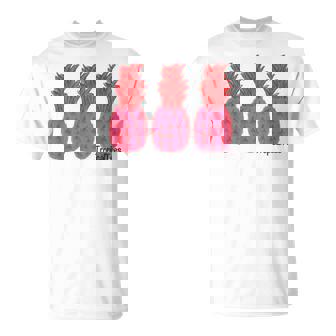 Arte De Piña En Rojo Camiseta unisex - Regaloses