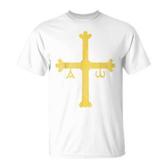 Asturias Orgullo Angustiada Bandera Asturias Camiseta unisex - Regaloses