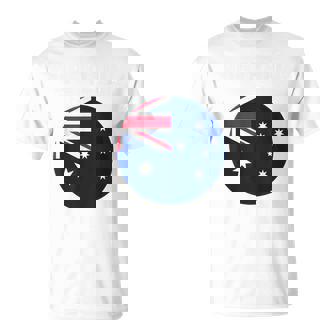 Australia Flag Modern T-Shirt | Mazezy